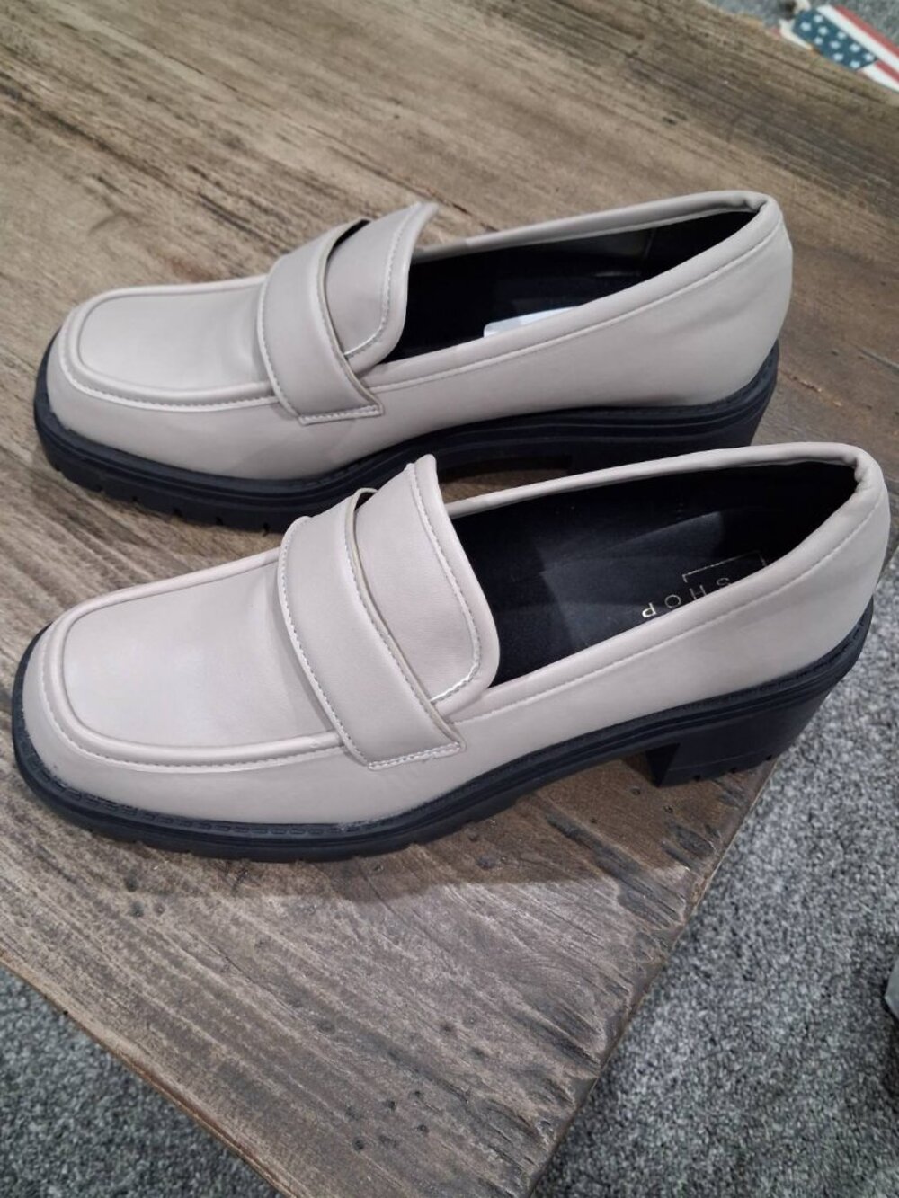 SHU SHOP Tahiti Loafers – Taupe – Size 10 (BNWT)